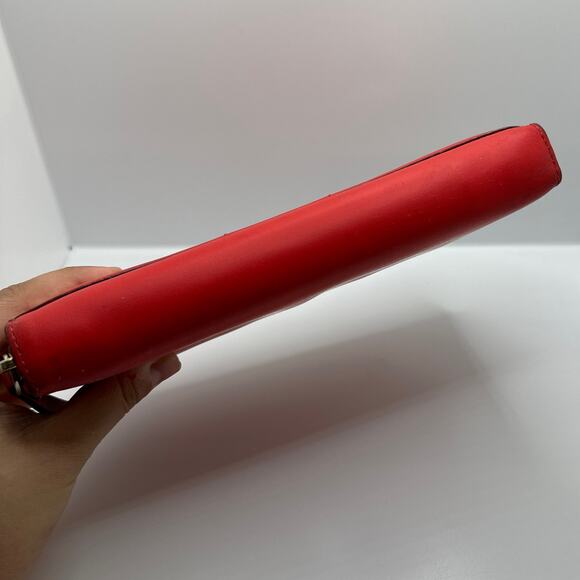 KATE SPADE New York Red Neda Bridge Place Zip Around Wallet - Picture 3 of 10